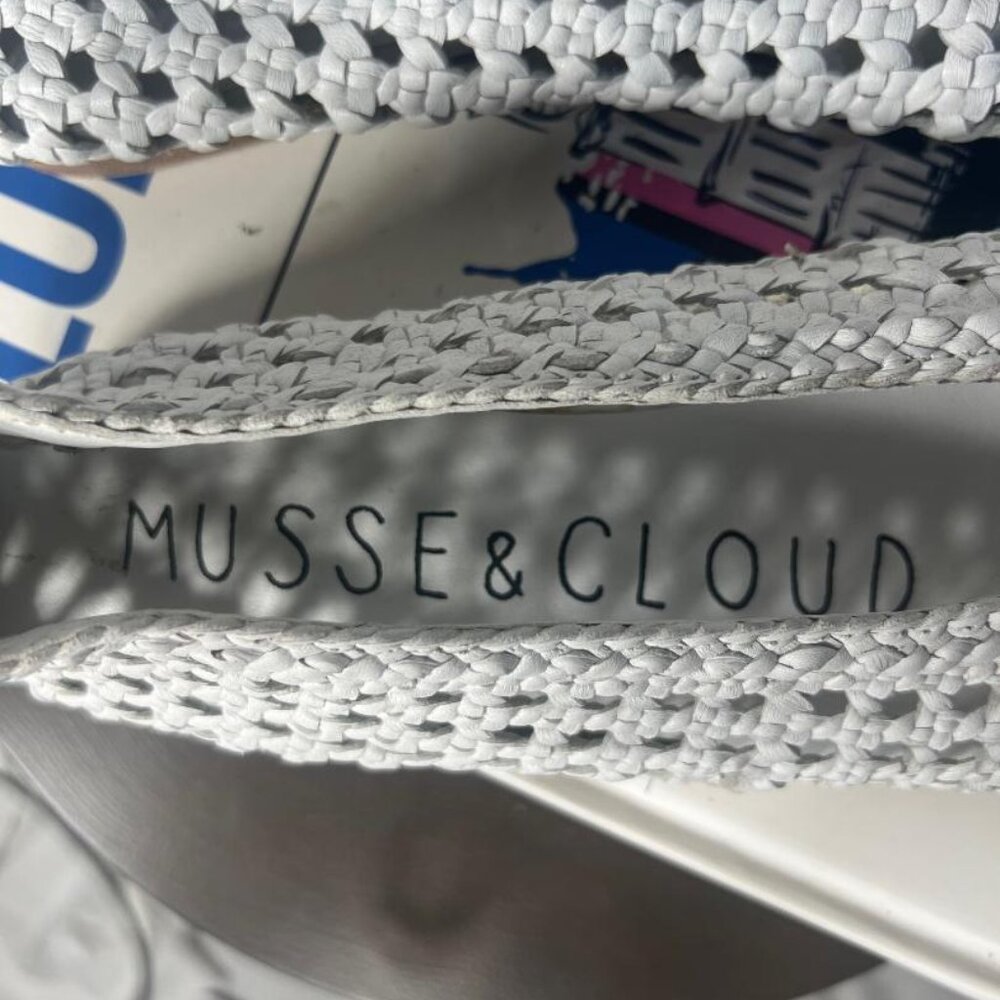 NWT Musse & Cloud Women's Seline Ballet Flat in White - Size 39/8 - Picture 5 of 7